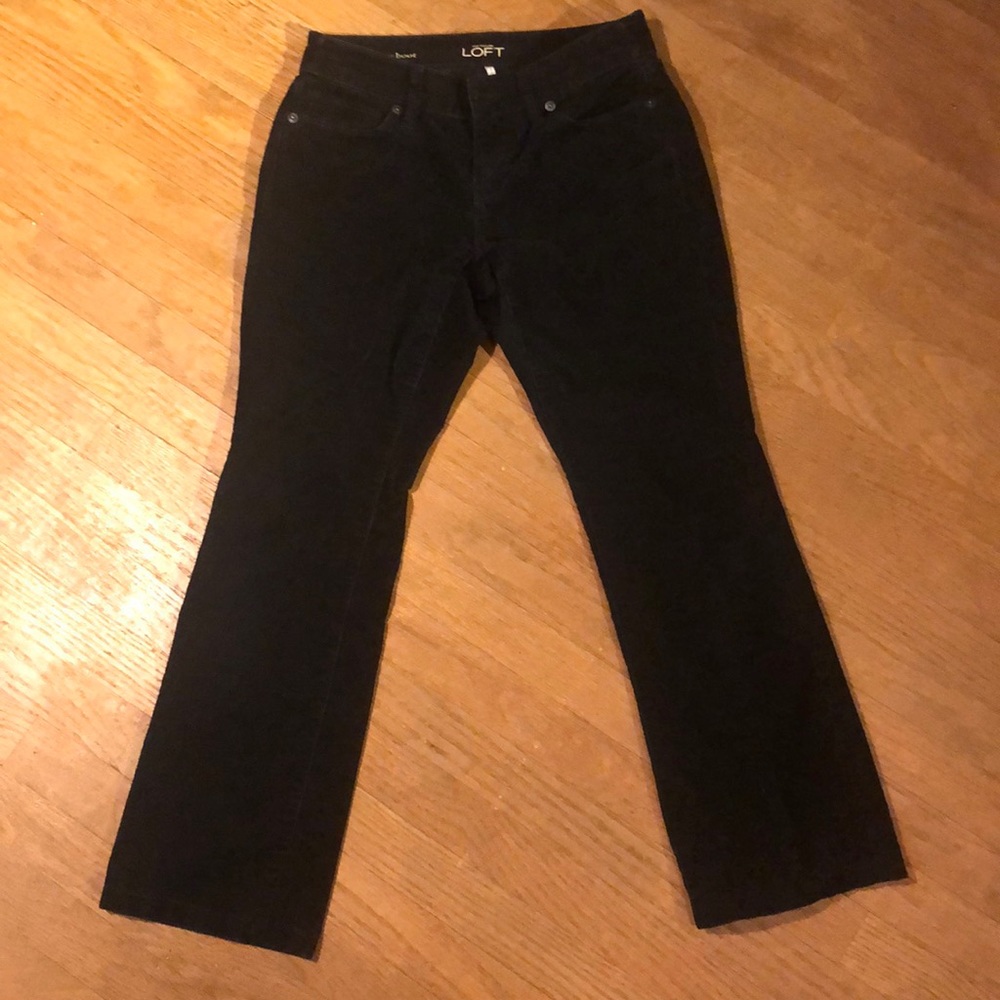 On trend black crop cords